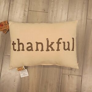 thankful decorate pillow 17×12